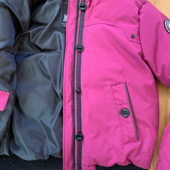 Alpinetek Downfilled Bomber Jacket Coat Parka - Picture 8 of 14